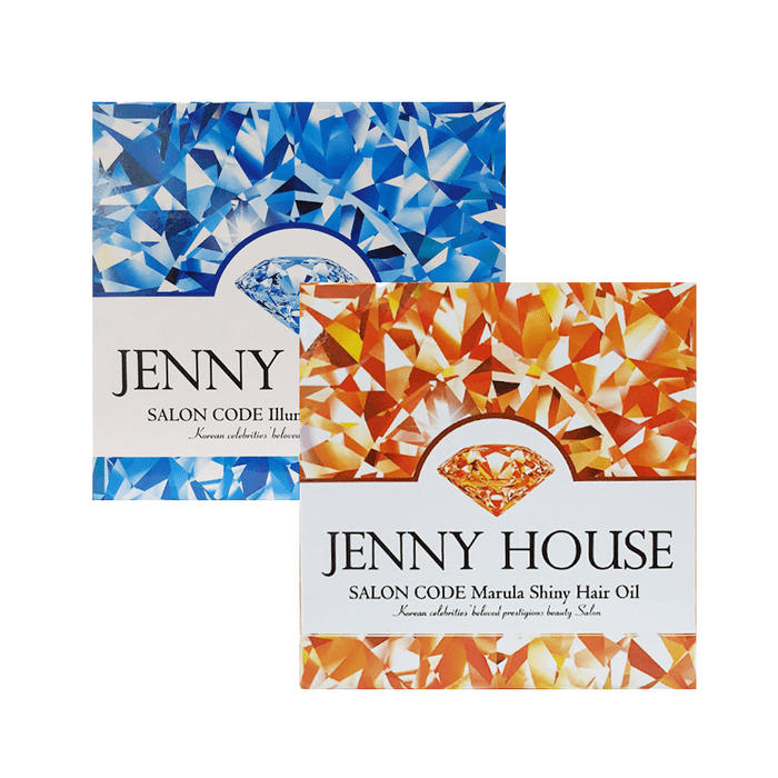 Jenny House Salon Code Illumination Hair Color 10 pack # Mocha Brown 6ea +  # Dark Brown 4ea (+treatment pouch (8ml) 10ea + hair coloring gown 1 ea) -  
