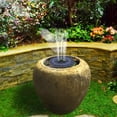 thumbnail image 3 of fountain,Circle Bath Pond Pump With 4w Solar Pump With Rotatable Nozzle Auto-shut Off Circle Nozzle Led Solar Battery Free Auto-shut Water Pump With Battery Free Led Solar Water Free Auto-shut Off, 3 of 7