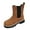 Brown, variant on Brown Women'S Ankle Boots British Style Round Toe Suede Chelsea Slim Short Boots Chunky Heel Low Heel Casual Non-Slip Fall Winter Daily Wear Size 40