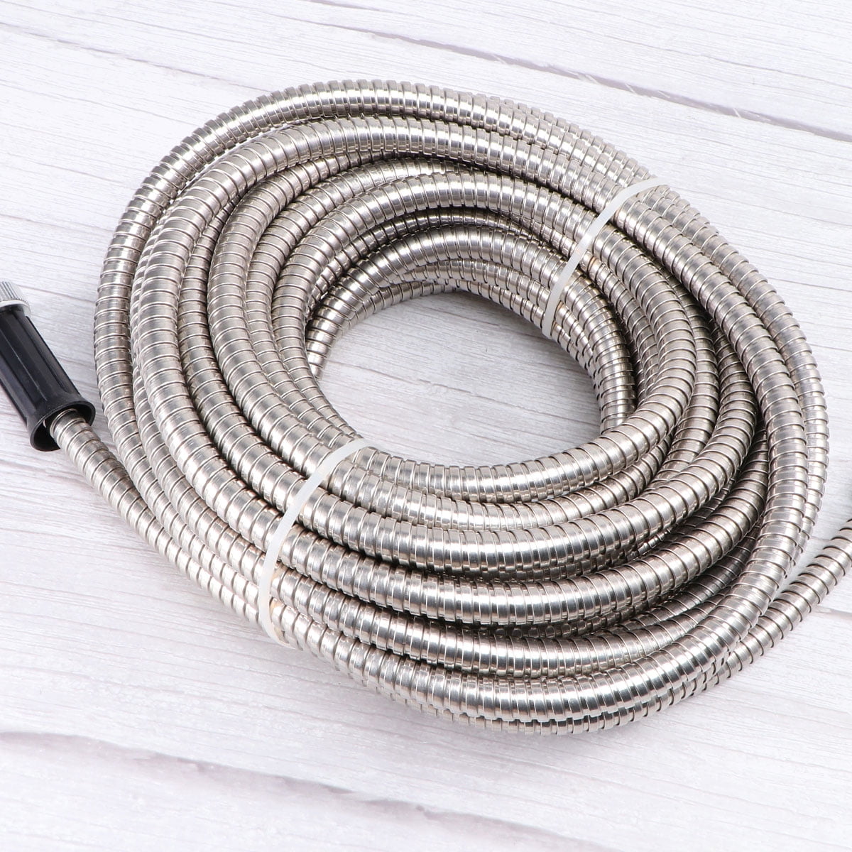 IFANLANDOR Light Weight Hose Heavy Duty Garden Hose Silver for Car Washing 1Set