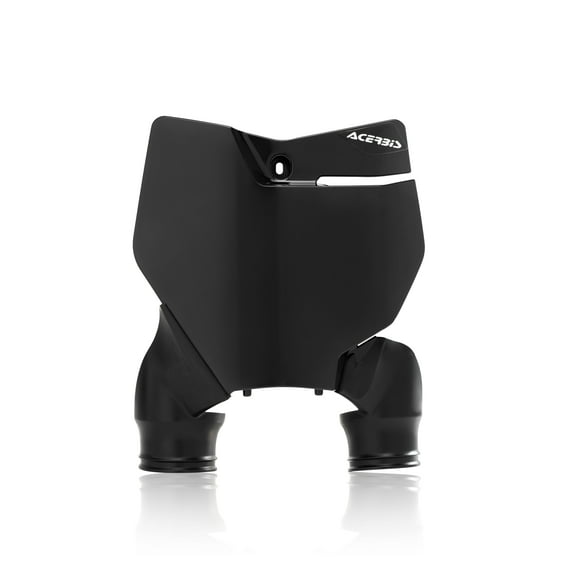 Acerbis Black Plastic Front Number Plate (2527420001)