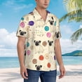 thumbnail image 4 of Cactus Mens Hawaiian Shirt Short Sleeve Casual Button Up Tropical Summer Beach Shirt, 4 of 9
