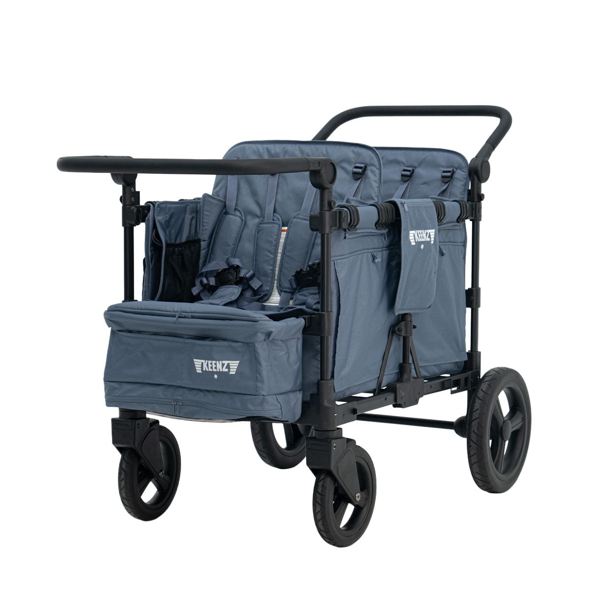 Keenz MOOV 4-Passenger Stroller Wagon – Full-Featured Comfort for Big Adventures | Blue