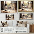 thumbnail image 4 of Designart "Port'S Allure" Wine Floater Framed Wall Art Living Room, 4 of 5