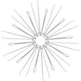 thumbnail image 1 of Shisuyan Drawstring Tool Silver For Pants Elderly People 10Pairs 2.6X0.2X0.1in, 1 of 8