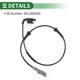 thumbnail image 5 of Sensor de Velocidad de Rueda ABS Unique Bargains Trasero Izquierdo Derecho Sensor ABS Sistema de Frenado Antibloqueo No. 9811808280 para Peugeot 307 2000-2012, 5 of 7