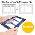 thumbnail image 4 of Yayeee Rocker Switch Wall Plate 3-Gang 6.5"x4.6" Home Decorative Outlet Cover, Crystal Ball, 4 of 6
