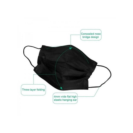 black disposable mask black disposable mask