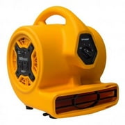 XPOWER  0.2 HP 700 CFM Multi-Purpose Compact Air Mover with Daisy Chain - Yellow