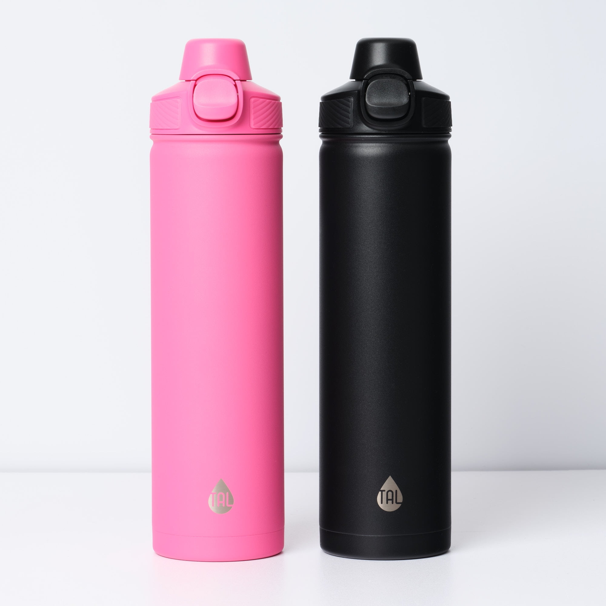 TAL 28oz Stainless Steel Ranger Push Lock Lid Water Bottle, Black