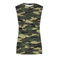 thumbnail image 2 of Workout Tank Tops for Men Camo Sleeveless T Shirts Summer Beach Lightweight Quick Dry Muscle Tops Camouflage L, 2 of 4