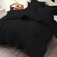 thumbnail image 2 of Luxury 500 TC Egyptian Cotton Comforter | Round Circle Design | 300 GSM | Soft, Breathable | 1 Piece- King Size ( 90" x 104" ) Inches, 1pc Comforter Only, (Black), 2 of 4