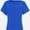 Royal Blue, variant on Women's V Neck T Shirts Casual Rolled Short Sleeve Side Split Summer Tops Loose Fit