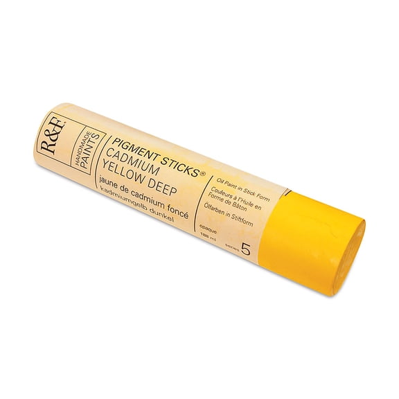 R&F Handmade Paints 2253 Oil Pigment Stick 188ml Cadmium Yellow Deep