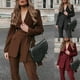 thumbnail image 1 of Conjunto de chaqueta + pantalón de temperamento a la moda de alta calidad para mujer de 2 piezas (bolsa no incluida), 1 of 4