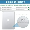 thumbnail image 4 of ProCase iPad 10.2 Case 2020 iPad 8th Generation / 2019 iPad 7th Gen Case, Slim Stand Hard Back Shell Protective Smart Cover Case for iPad 10.2 Inch -Navy, 4 of 5
