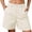 Beige, variant on LEKWK Shorts for Women Plus Size Lightweight Baggy Comfy Wide Leg Shorts High Waisted Comfy Lounge Shorts with Pockets Summer Fashion Daily Wear