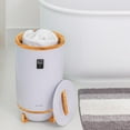 thumbnail image 6 of Single Touch Towel & Blanket Warmer with Fragrant Disc Holder and LED Ring (Gray), 6 of 9
