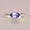 Rose Plated, variant on 925 Sterling Silver Ring, Hexagon Cut Tanzanite Ring, 6 Prong Jewelry, Solitaire Ring, Handmade Jewlery, Delicate Minimalist Ring