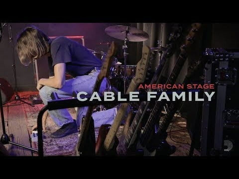 D'Addario 10 feet Stage 1/4 inch Right Angle Instrument Cable