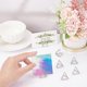 thumbnail image 3 of 36 Pcs Mini Card Holder Cute Table Holder Table Shape Triangle Nostrum Holder Wedding Table Holder Platinum Stand, 3 of 5