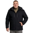 thumbnail image 2 of Wantdo Men's Big and Tall Jacket Winter Snow Jacket Waterproof Ski Coat Hooded Outerwear Coat Black 4X, 2 of 8
