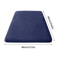 thumbnail image 3 of Price cut Solid Color Flannel Sponge Absorbent Pad Non-slip Carpet, 3 of 3