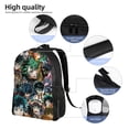thumbnail image 3 of Anime Hero Academy Style Backpack for Adults, Water Repellent Oxford Bag with 15 Inch Laptop Sleeve, 3 of 6