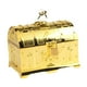 thumbnail image 1 of Cofre del tesoro pirata, caja del tesoro para recuerdo de fiesta de niños y niñas, accesorio multifunción 14CMX10CMX10.5cm, 1 of 9