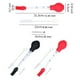 thumbnail image 3 of Matsuzay Bomba de condimento Sabor Jeringa Cuentagotas de aceite Silicona Operación simple Pavo Pollo Aves Tubo Cocina Gadget Rojo Type2 NO2, 3 of 6