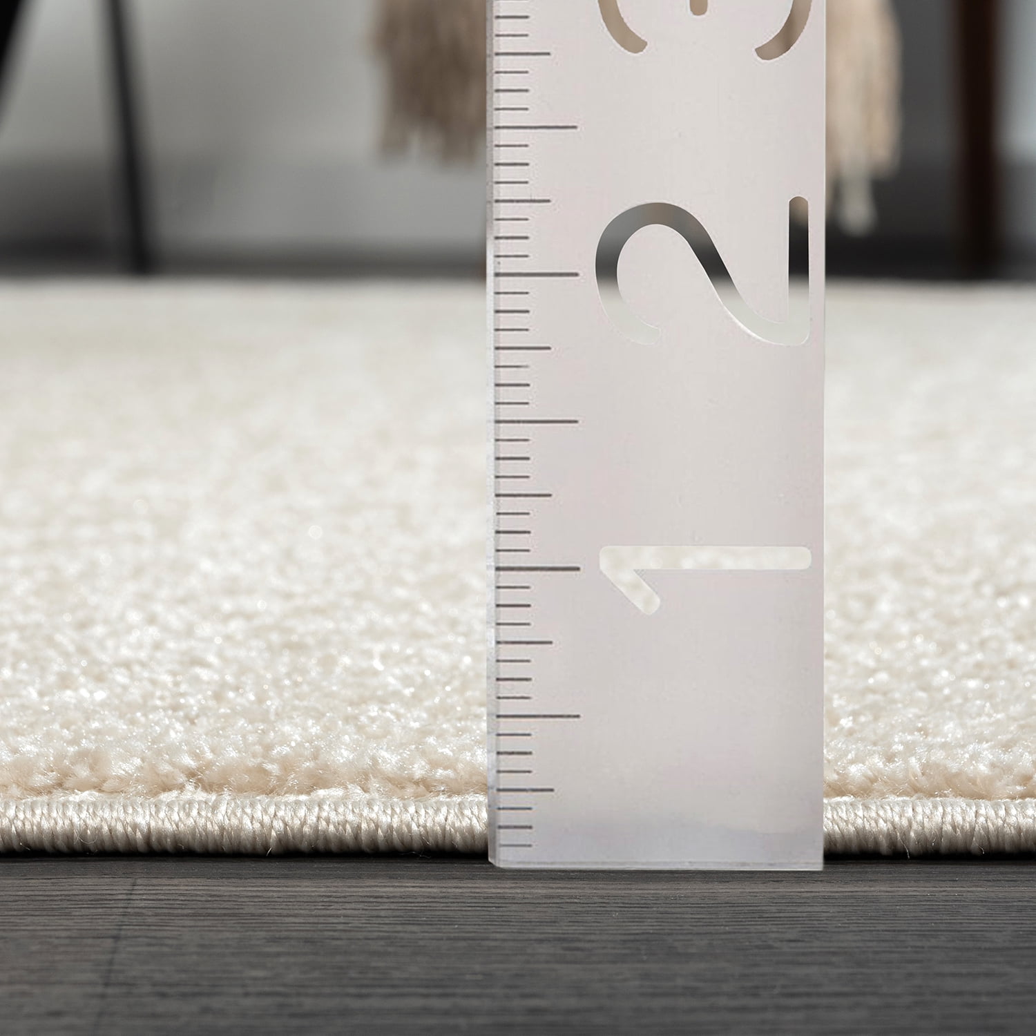 Abani Nuevo Collection Area Rug Mid Century Modern Bedroom Living Room Decor Floor Rug 5 x 8 Beige Cream