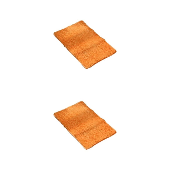 Alfombrilla de suelo absorbente Injueey antideslizante Naranja 40 cm * 60 cm 2Conjunto
