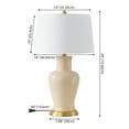 thumbnail image 5 of JONATHAN Y Julian 29" Traditional Classic Ceramic Urn LED Table Lamp, Almond, JYL4026D, 5 of 7