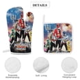 thumbnail image 4 of Power Rangers 4 Pcs Oven Mitts And Pot Holders Kitchen Oven Glove with Potholders Non-Slip Cooking Gloves for Cooking Baking Grilling, 4 of 7