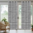thumbnail image 5 of Outdoor Curtains for Patio Waterproof, Vintage Gray Outdoor Privacy Panels Grommet, Country Farmhouse Abstract Minimalist Art Blackout Outside Curtains for Porch/Cabana 54"x95", 1 Panel, 5 of 8