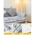 thumbnail image 4 of Light Blue Flowers Couch Cushion Covers Stretch, Washable Sofa Seat Covers Individual Seat Cushion Sofa Slipcovers Spring Summer Floral Birds Couch Cover Furniture Protector L-1PCS, 4 of 7
