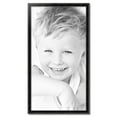 thumbnail image 2 of ArtToFrames 24" x 45" Black Engraved Edges Picture Frame, 24x45 inch Black Wood Poster Frame (WOM-4055), 2 of 8