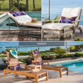 thumbnail image 5 of 1 Pack Outdoor Waterproof Throw Pillows for Head,Happy Halloween Black Bat Night Moon Cushion Cases with Insert&Straps Neck Pillows for Patio Recliner Chair,Horror Castle, 5 of 9