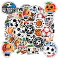 thumbnail image 4 of 35pcs Sport Stickers Stationery Stickers Basketball Funny Stickers Football Kids Stickers  for Luggage Laptop Suitcase, 4 of 9