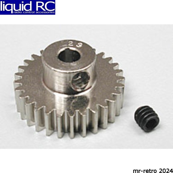 Robinson Racing Products 1029 Hard Nickel Plated 48p Pinion 29 Teeth