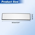thumbnail image 4 of Espejo Retrovisor Interior de 11.81x 2.36 ″, Espejo Retrovisor Interior de Tipo Clip Trasero, Espejo Retrovisor Rectangular Negro 1 pieza, 4 of 6