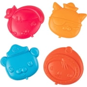 Octonauts Reusable Hard Ice Packs for Lunch Box or Bag, 4 pack, Store in Freezer and Keeps Kid's Food Cold For Hours, Long-Lasting, Slim & Lightweight Design, BPA Free & Food Safe