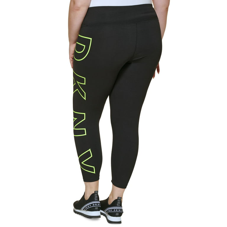 Shop DKNY Women Lime Solid Fitted Leggings ICONIC INDIA –, 57% OFF