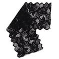 thumbnail image 4 of Cinta de encaje DIY red de algodón 16,5 cm de ancho 10 yardas exquisito adorno de encaje para cortina ropa mantel decoración de regalo negro, 4 of 12