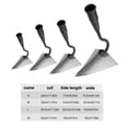 thumbnail image 4 of Triangle Hoe Garden Tool Ideal for Flower and Vegetable Planting Suitable for Gardening Weeding Digging and Loosening Soil, 4 of 8