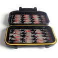 thumbnail image 3 of 40 piezas trucha moscas de pesca con mosca señuelo seco húmedo señuelos cebos de pescado anzuelos con caja Moscas Secas Estilo H, 3 of 5