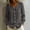 Gray peter pan collar blouse a1, variant on thefmos Women's Peter Pan Collar Blouse Puff Sleeves Button Front Loose Fit Top Office Casual Fashion Fall Winter Outfit, Sky Blue S