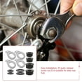 Phlegsive Bike Hub Motor Nuts Set M8/M10 Axle Wheel Nuts for Mountain