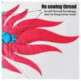 thumbnail image 4 of Dance ribbons colorful dragon with head, dragon dance dragon ribbon streamer dragon dance lion dance props for square exercise outdoor fitness for the garden park beach, 4 of 7