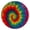 Colorful Tie Dye-3, variant on Colorful Tie Dye Pattern Round Fitted Tablecloth with Elastic Edge,Dining Table Cover Waterproof,Outdoor Round Tablecloth for Camping,Dining,Indoor and Outdoor